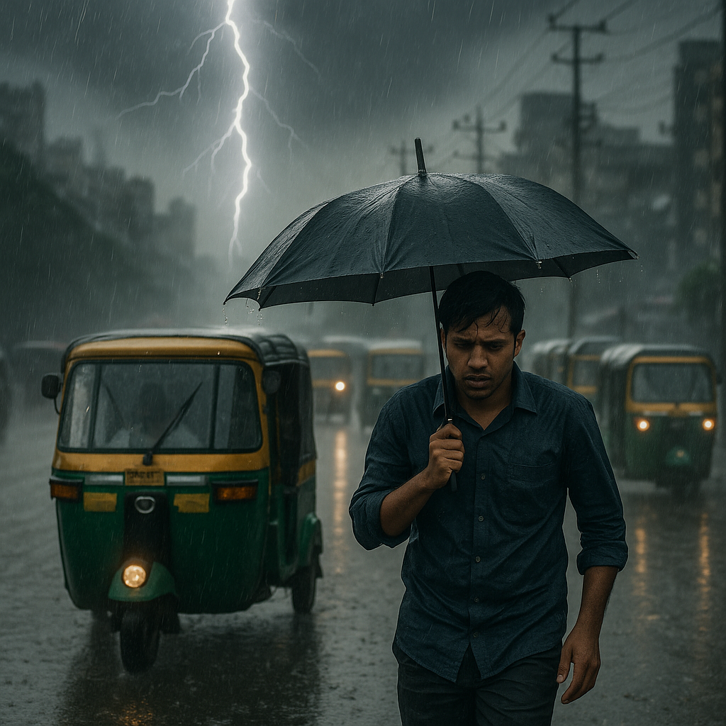 Weather Alert: Heavy Rain and Thunderstorms Impacting Major Indian Cities