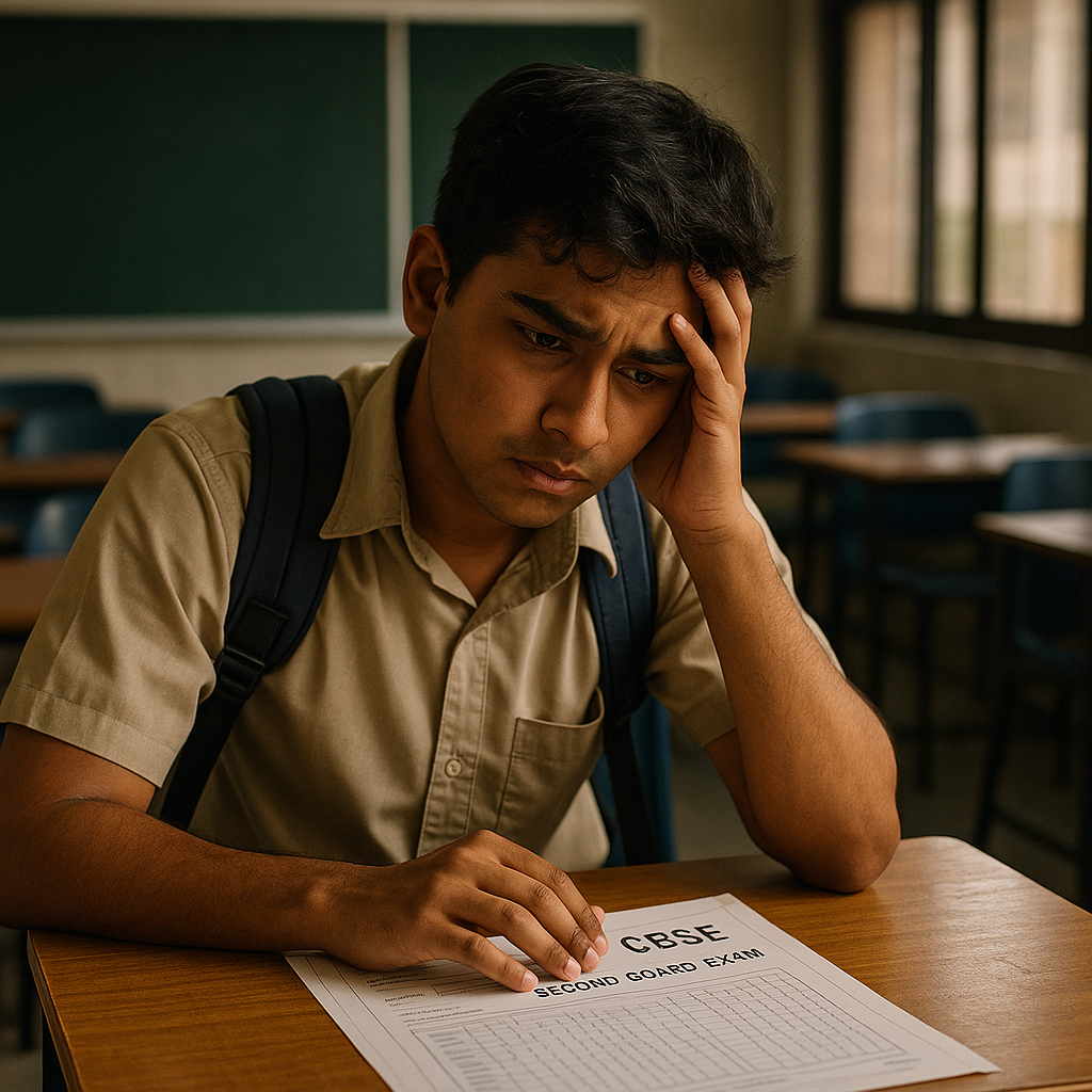 Students waiting for CBSE Class 10 results