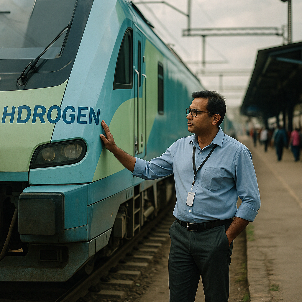 Exploring the Future of Sustainable Transport: Hydrogen-Powered Trains in India
